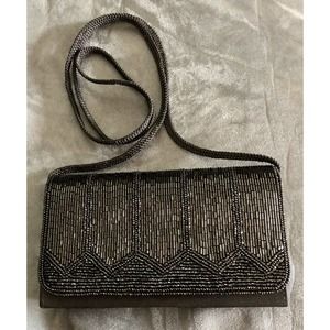 LA REGALE Beaded Evening Purse Clutch Envelope